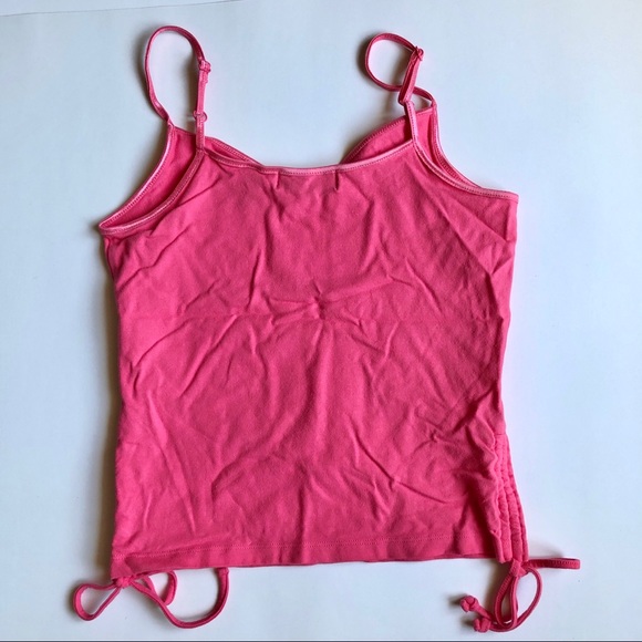 Q & A Tank Top Cropped Medium Pink Juniors - Picture 2 of 14
